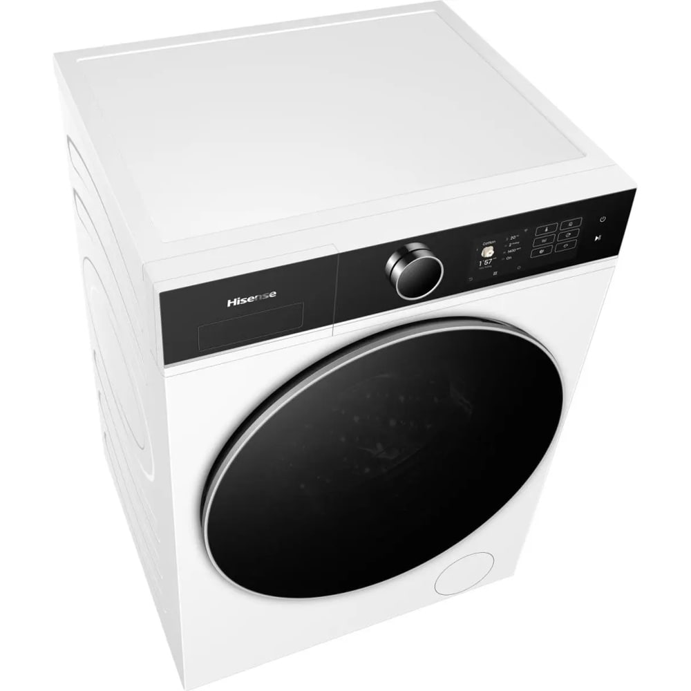 Masina de spalat rufe frontala cu uscator HISENSE WD5I1045BWQ, Steam, 10.5/6 kg, 1400rpm, Clasa A/D, Wi-Fi, alb