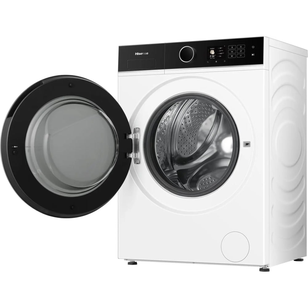 Masina de spalat rufe frontala cu uscator HISENSE WD5I1045BWQ, Steam, 10.5/6 kg, 1400rpm, Clasa A/D, Wi-Fi, alb