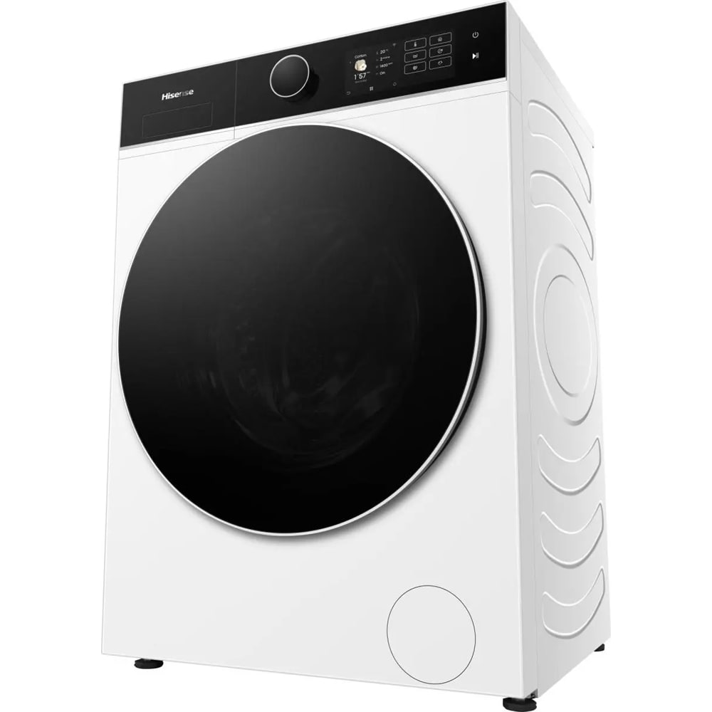 Masina de spalat rufe frontala cu uscator HISENSE WD5I1045BWQ, Steam, 10.5/6 kg, 1400rpm, Clasa A/D, Wi-Fi, alb