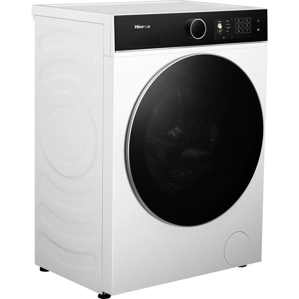 Masina de spalat rufe frontala cu uscator HISENSE WD5I1045BWQ, Steam, 10.5/6 kg, 1400rpm, Clasa A/D, Wi-Fi, alb