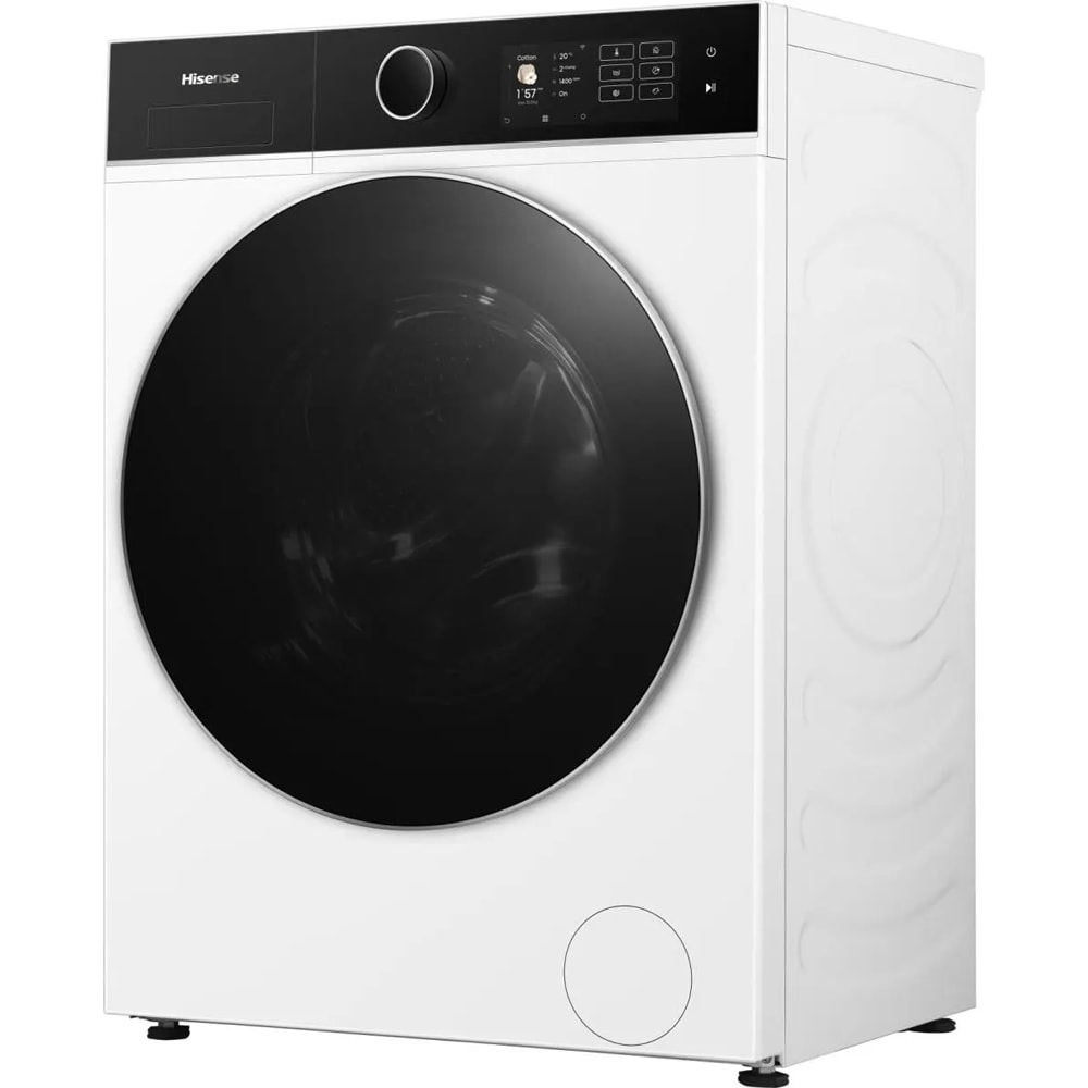 Masina de spalat rufe frontala cu uscator HISENSE WD5I1045BWQ, Steam, 10.5/6 kg, 1400rpm, Clasa A/D, Wi-Fi, alb