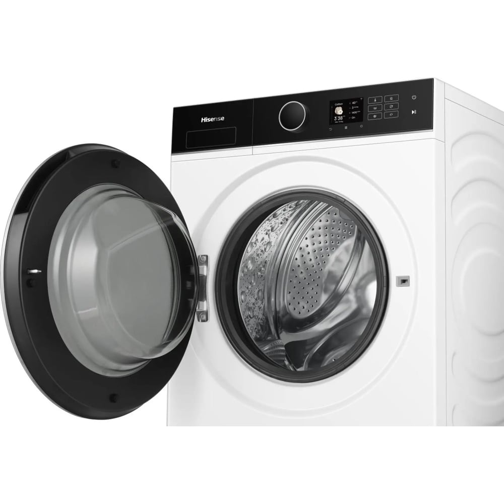 Masina de spalat rufe frontala cu uscator HISENSE WD5I1045BWQ, Steam, 10.5/6 kg, 1400rpm, Clasa A/D, Wi-Fi, alb