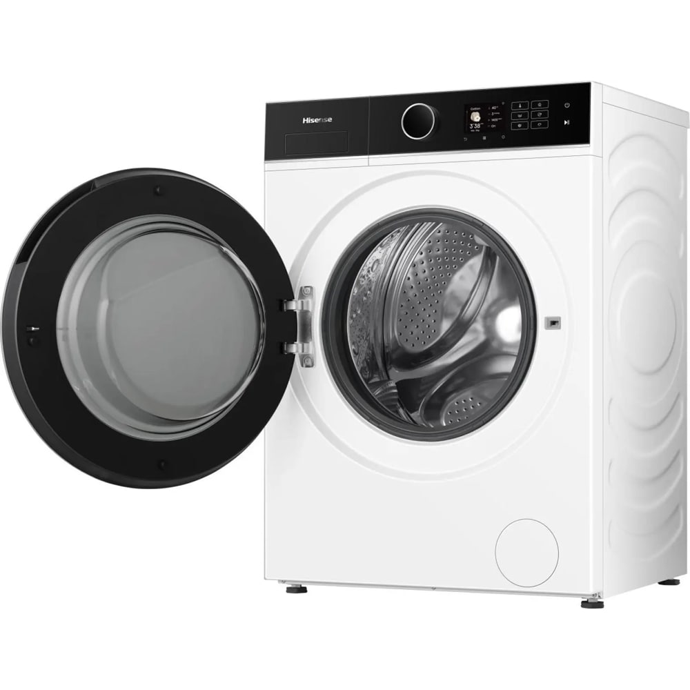 Masina de spalat rufe frontala cu uscator HISENSE WD5I1245BWR, Steam, 12/8 kg, 1400rpm, Clasa A/D, Wi-Fi, alb
