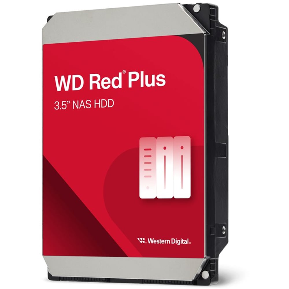 Hard Disk NAS WD Red Plus, 6TB, 5400 RPM, SATA3, 256MB, WD60EFPX
