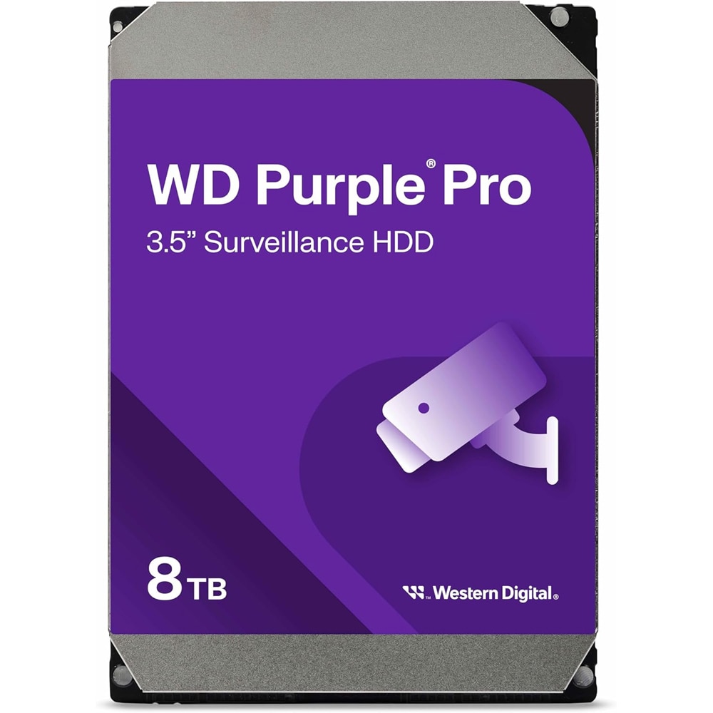Hard Disk WD Purple Pro Surveillance, 8TB, 7200 RPM, SATA3, 256MB, WD8002PURP