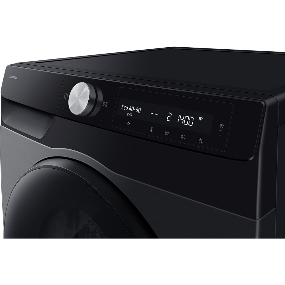 Masina de spalat rufe frontala cu uscator SAMSUNG WD90HG6U94BBU4, AI Control, AI EcoBubble, 9/6 kg, 1400rpm, Clasa A/D, negru