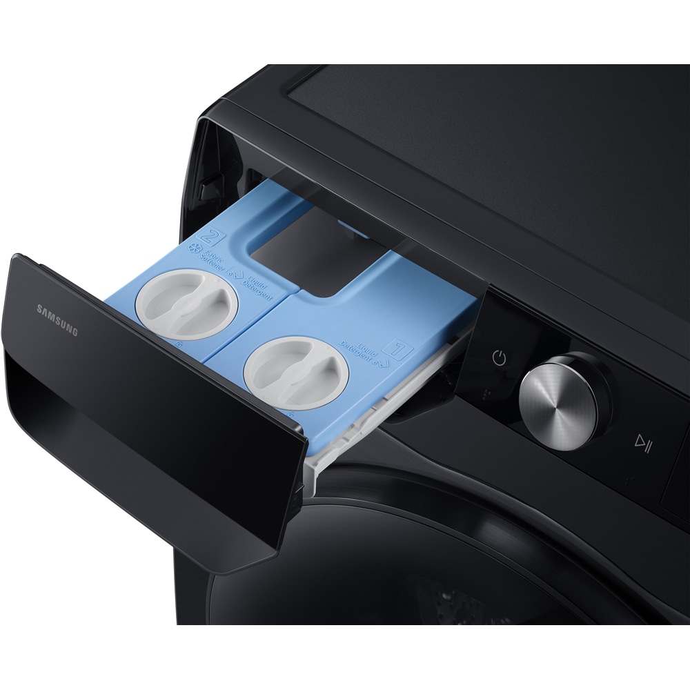 Masina de spalat rufe frontala cu uscator SAMSUNG WD90HG6U94BBU4, AI Control, AI EcoBubble, 9/6 kg, 1400rpm, Clasa A/D, negru