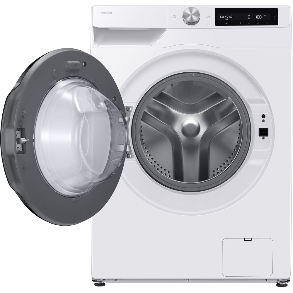 Masina de spalat rufe frontala cu uscator SAMSUNG WD90HG6U94BEU4, AI Control, AI EcoBubble, 9/6 kg, 1400rpm, Clasa A/D, alb