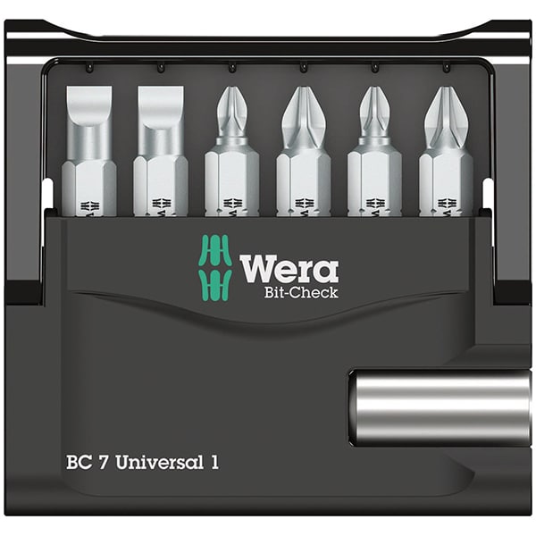 Set biti cu prelungitor WERA 5056295001, 7 piese