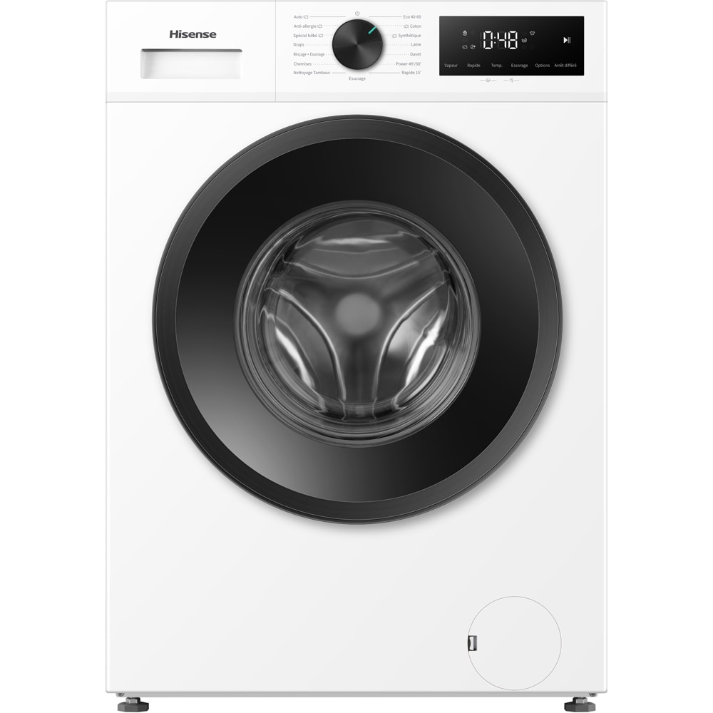 Masina de spalat rufe frontala HISENSE WF1I8042BWP, Steam, 8 kg, 1400rpm, Clasa A, alb