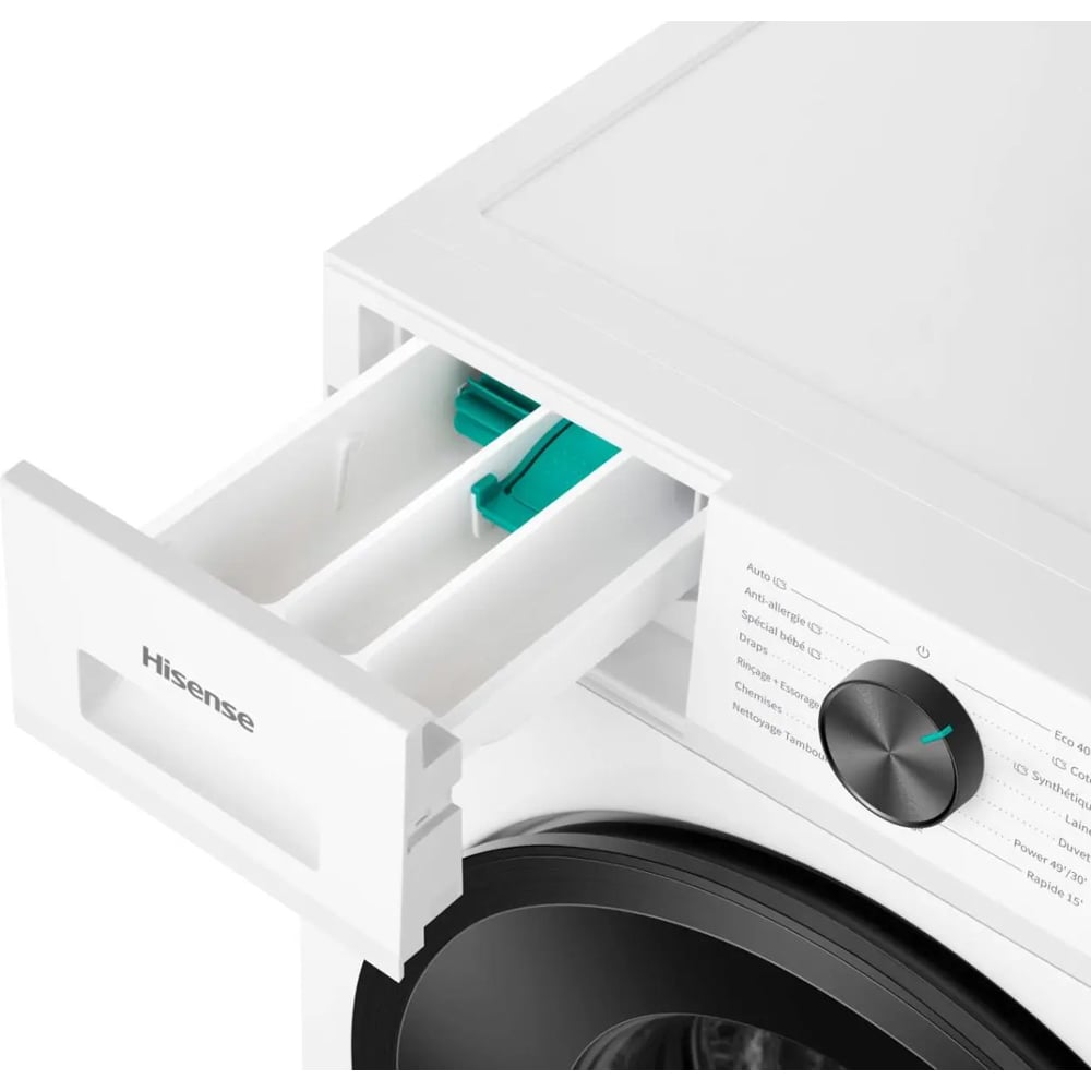 Masina de spalat rufe frontala HISENSE WF1I8042BWP, Steam, 8 kg, 1400rpm, Clasa A, alb