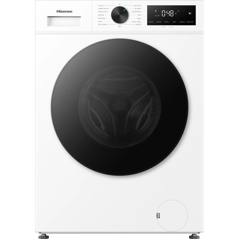 Masina de spalat rufe frontala HISENSE WF1I9042BWP2, Steam, 9 kg, 1400rpm, Clasa A, alb