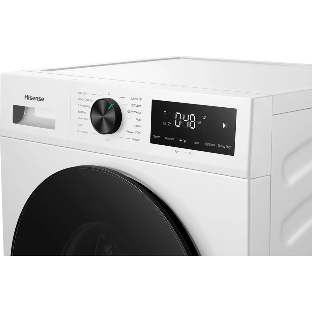 Masina de spalat rufe frontala HISENSE WF1I9042BWP2, Steam, 9 kg, 1400rpm, Clasa A, alb