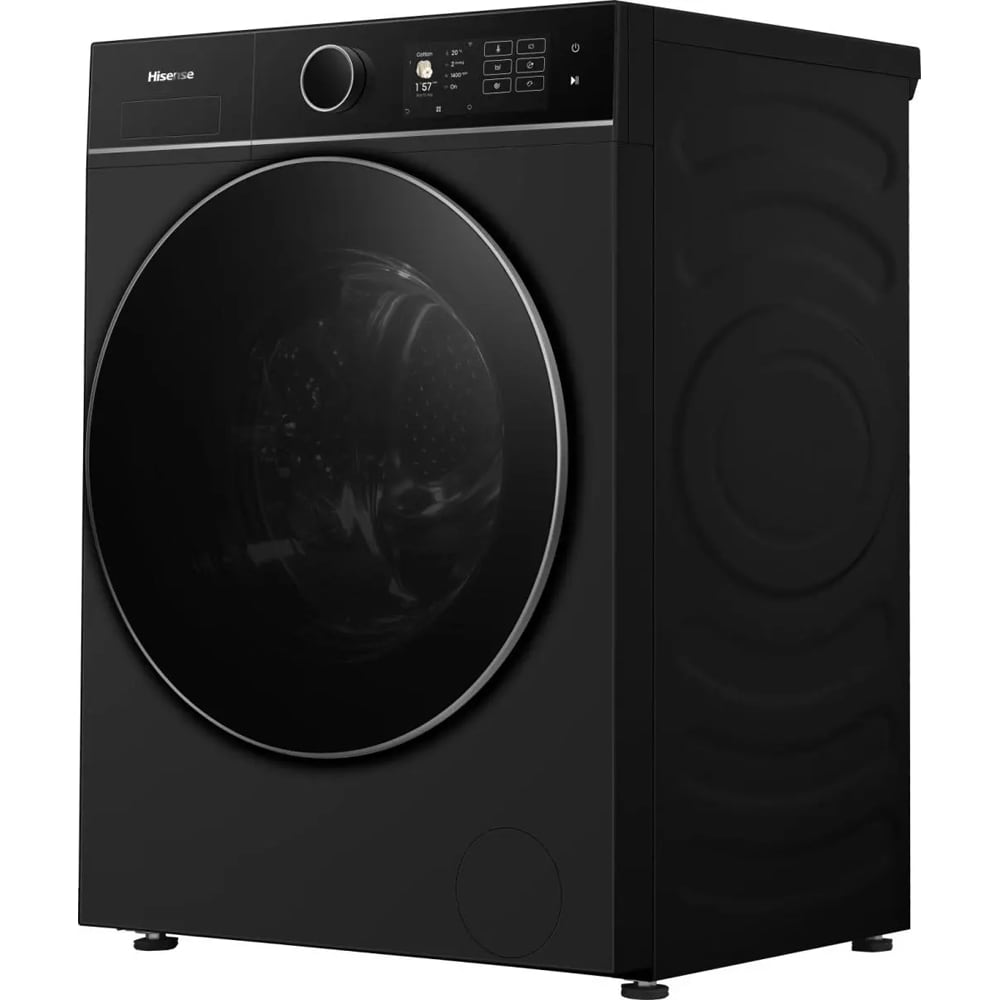 Masina de spalat rufe frontala HISENSE WF5I1045BBQ, Steam, 10.5 kg, 1400rpm, Clasa A, Wi-Fi, negru