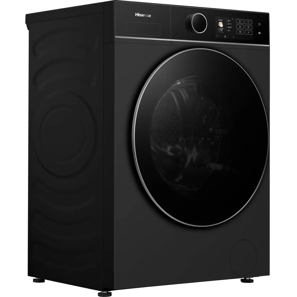 Masina de spalat rufe frontala HISENSE WF5I1045BBQ, Steam, 10.5 kg, 1400rpm, Clasa A, Wi-Fi, negru
