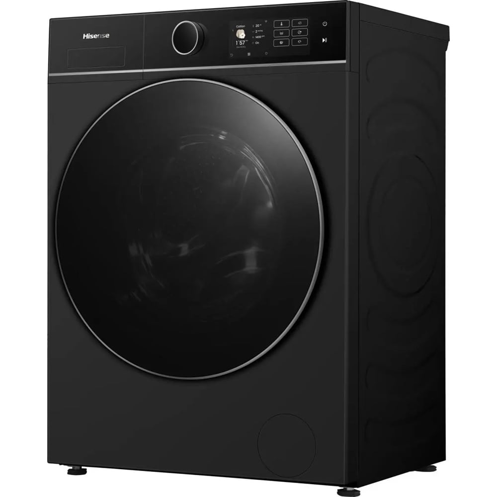 Masina de spalat rufe frontala HISENSE WF5I1045BBQ, Steam, 10.5 kg, 1400rpm, Clasa A, Wi-Fi, negru