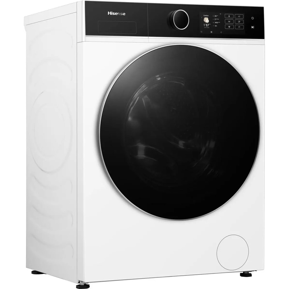 Masina de spalat rufe frontala HISENSE WF5I1045BWQ, Steam, 10.5 kg, 1400rpm, Clasa A, Wi-Fi, alb