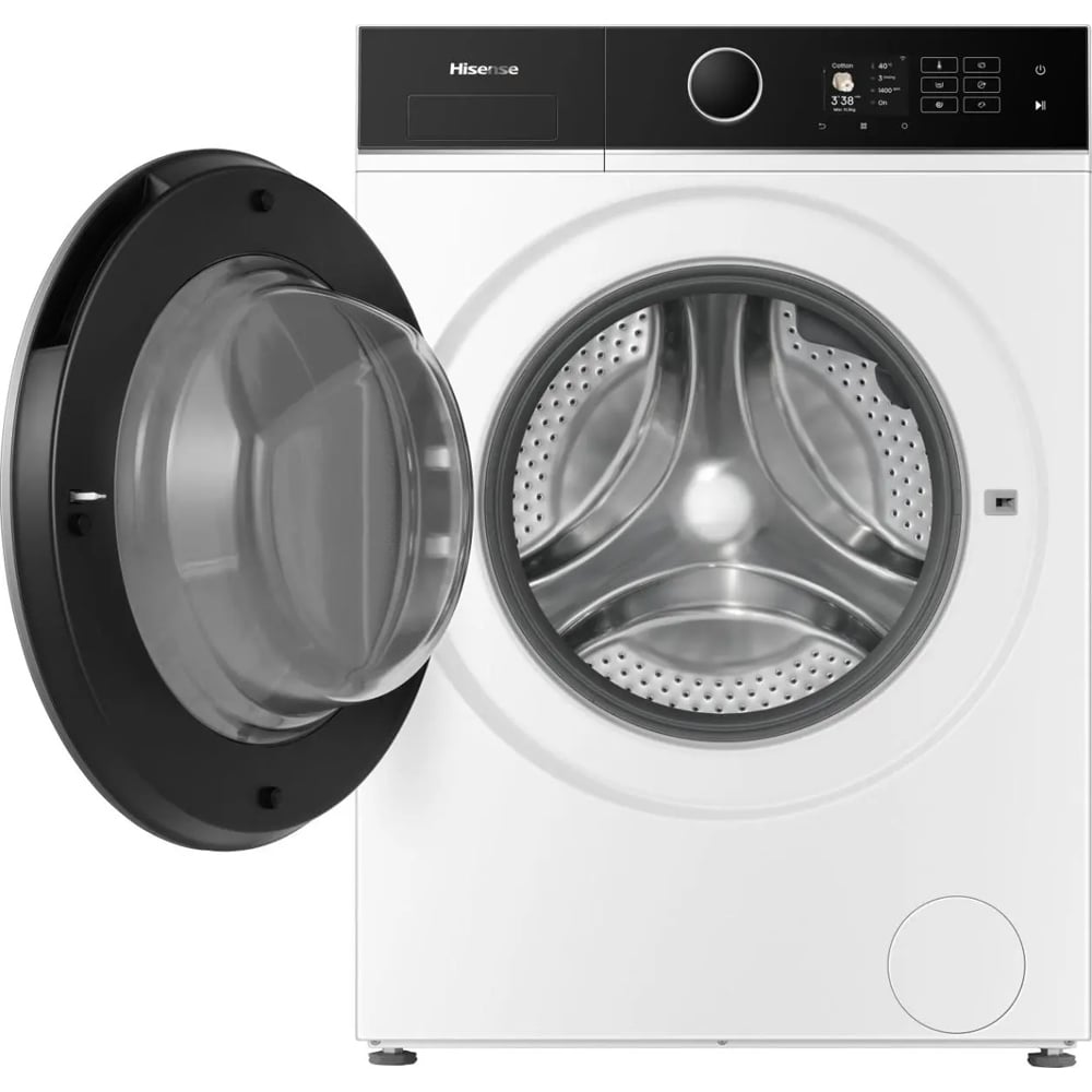 Masina de spalat rufe frontala HISENSE WF5I1045BWQ, Steam, 10.5 kg, 1400rpm, Clasa A, Wi-Fi, alb