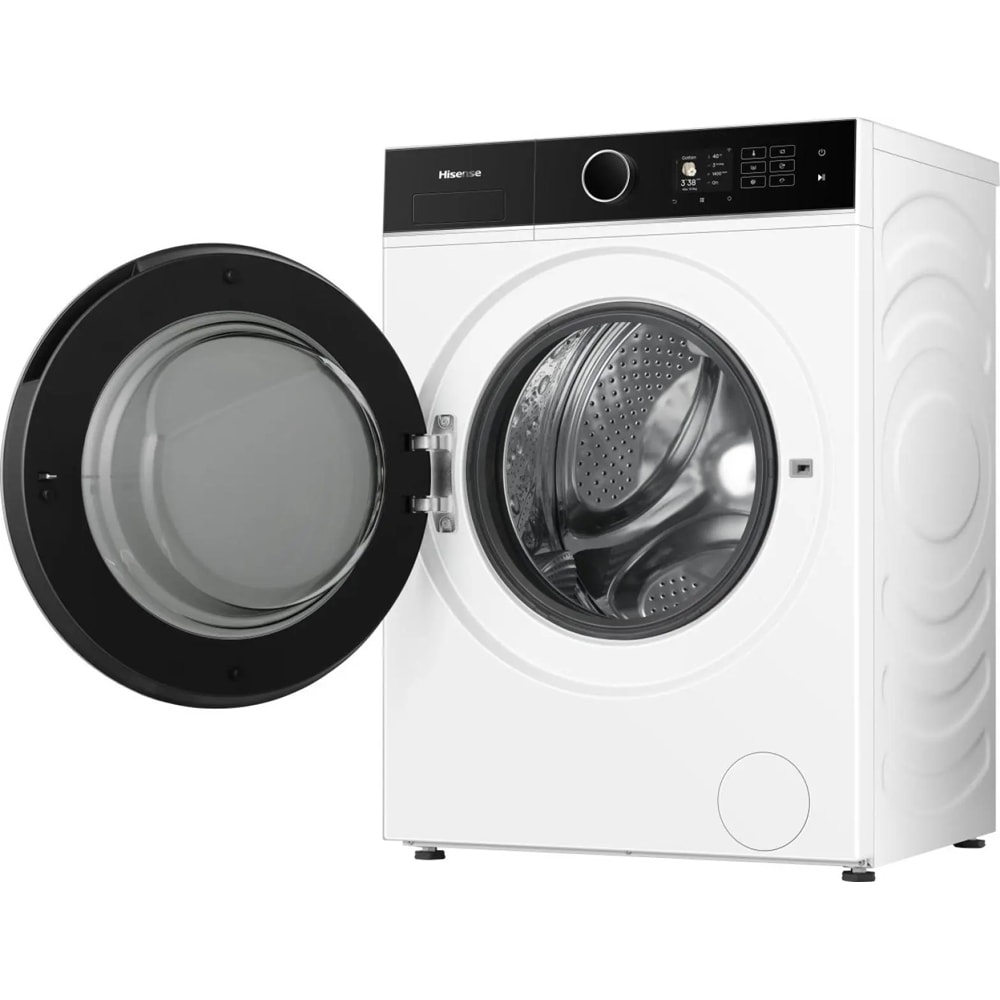 Masina de spalat rufe frontala HISENSE WF5I1045BWQ, Steam, 10.5 kg, 1400rpm, Clasa A, Wi-Fi, alb