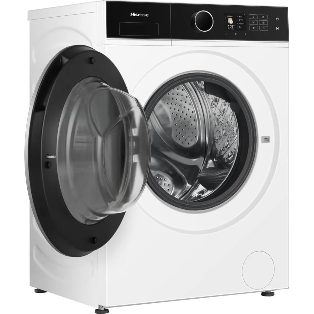 Masina de spalat rufe frontala HISENSE WF5I1045BWQ, Steam, 10.5 kg, 1400rpm, Clasa A, Wi-Fi, alb