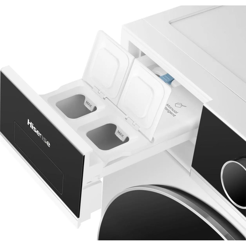Masina de spalat rufe frontala HISENSE WF5I1045BWQ, Steam, 10.5 kg, 1400rpm, Clasa A, Wi-Fi, alb