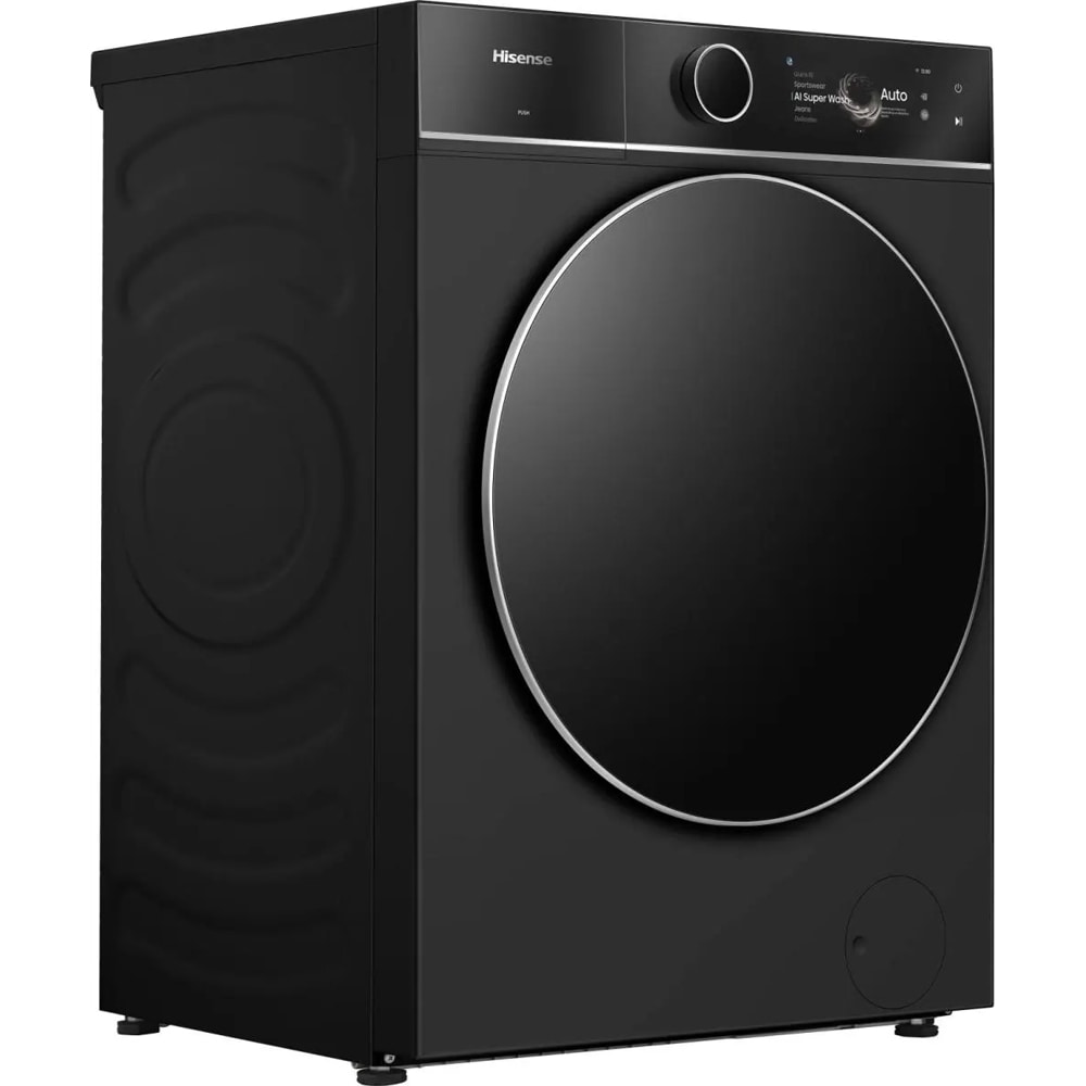 Masina de spalat rufe frontala HISENSE WF7I1248BBR, Steam, 12 kg, 1400rpm, Clasa A, Wi-Fi, negru