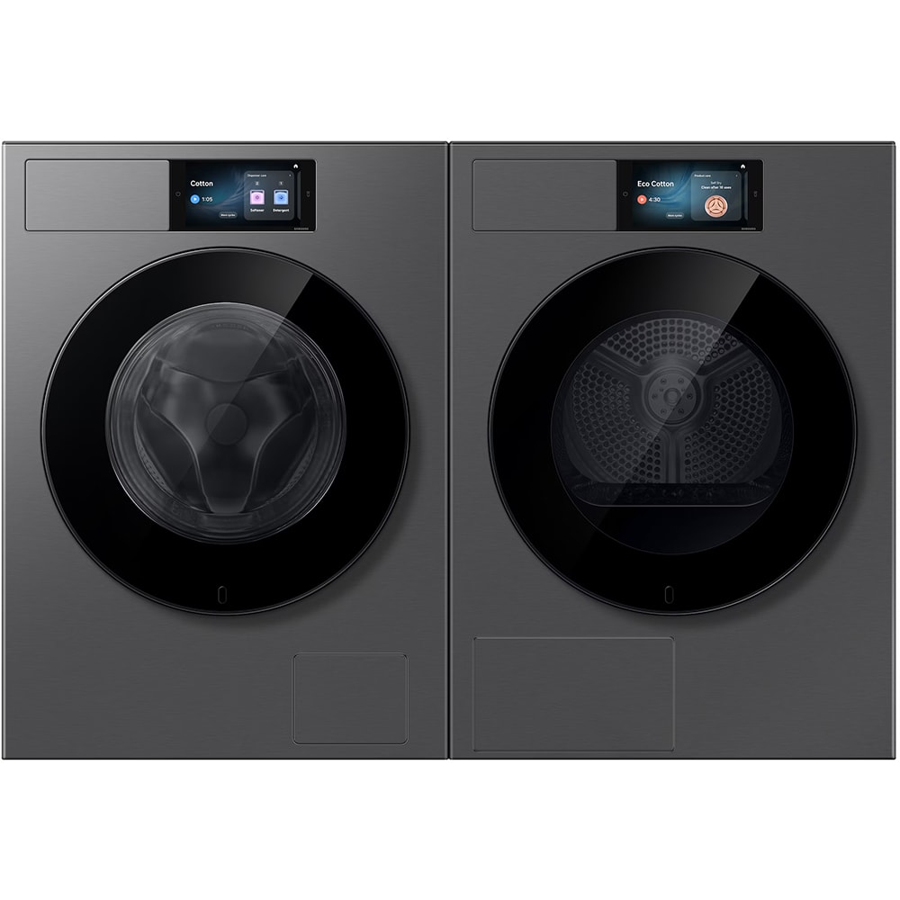 Masina de spalat rufe frontala SAMSUNG WF90H09C4ST2, AI Wash+, AI EcoBubble, 9 kg, 1400rpm, Clasa A, Wi-Fi, gri