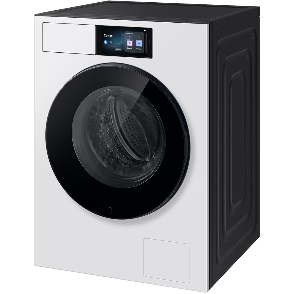 Masina de spalat rufe frontala SAMSUNG WF90H09C4WT2, AI Wash+, AI EcoBubble, 9 kg, 1400rpm, Clasa A, Wi-Fi, alb