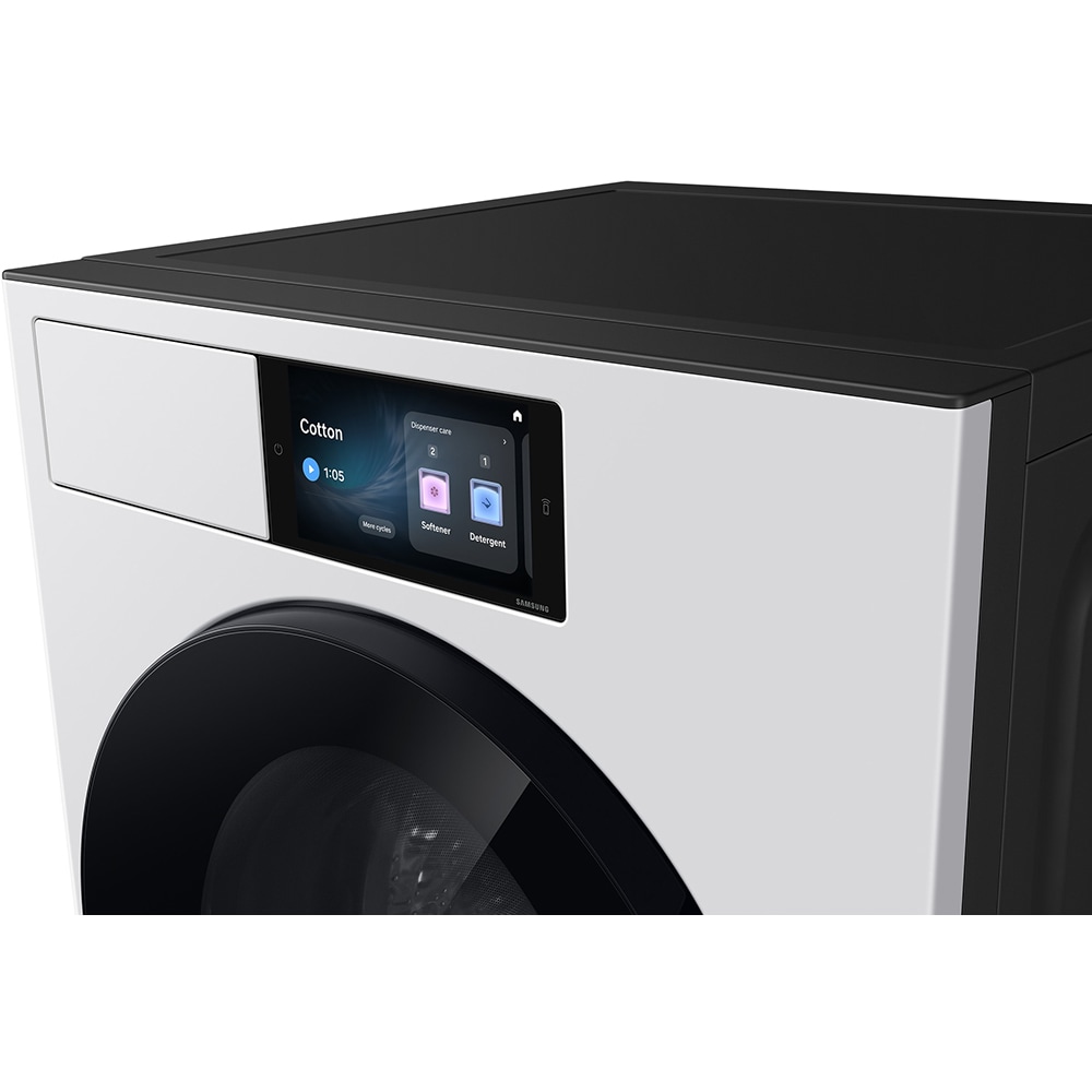 Masina de spalat rufe frontala SAMSUNG WF90H09C4WT2, AI Wash+, AI EcoBubble, 9 kg, 1400rpm, Clasa A, Wi-Fi, alb