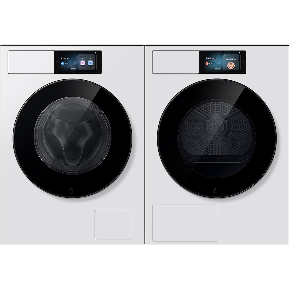 Masina de spalat rufe frontala SAMSUNG WF90H09C4WT2, AI Wash+, AI EcoBubble, 9 kg, 1400rpm, Clasa A, Wi-Fi, alb