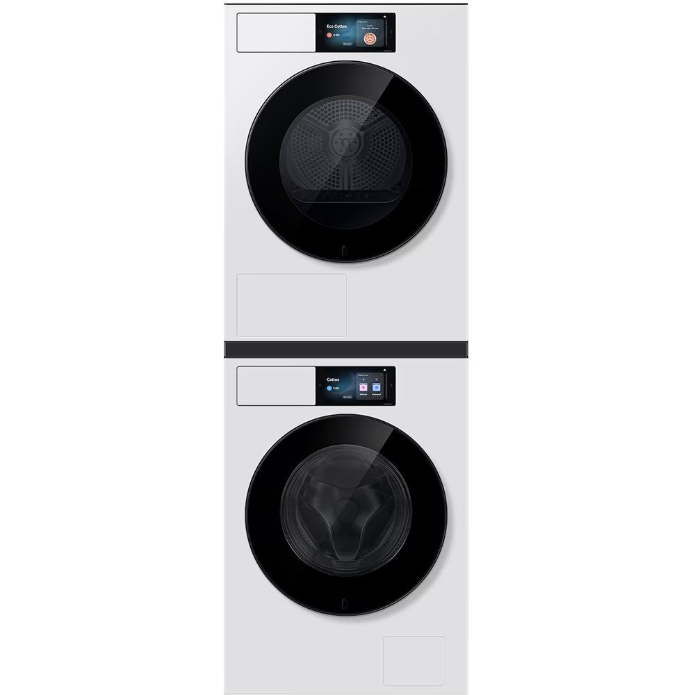 Masina de spalat rufe frontala SAMSUNG WF90H09C4WT2, AI Wash+, AI EcoBubble, 9 kg, 1400rpm, Clasa A, Wi-Fi, alb