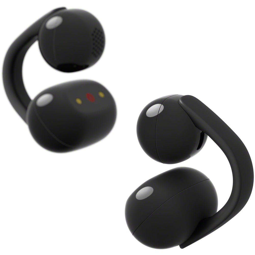 Casti SONY LinkBuds Clip WF-LC900B, True Wireless, Bluetooth, Open-ear, Microfon, negru