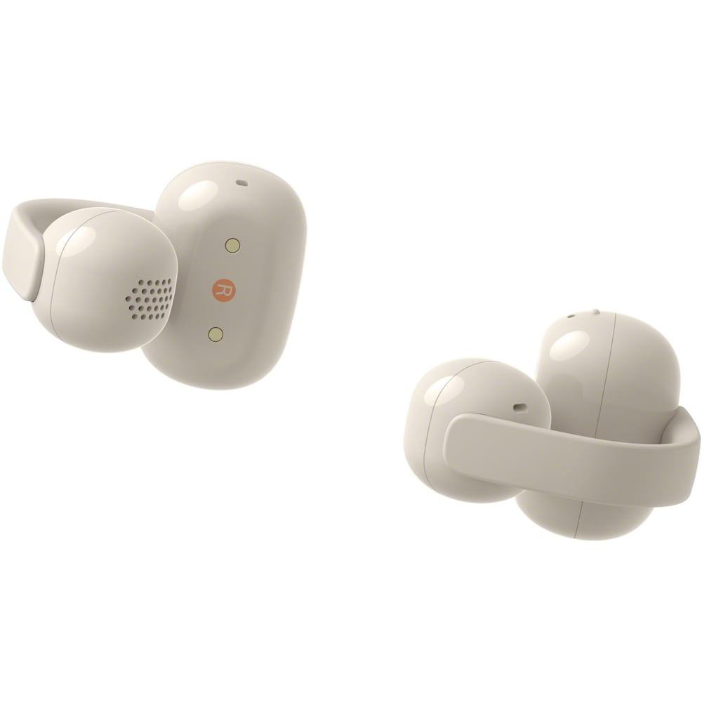 Casti SONY LinkBuds Clip WF-LC900C, True Wireless, Bluetooth, Open-ear, Microfon, bej