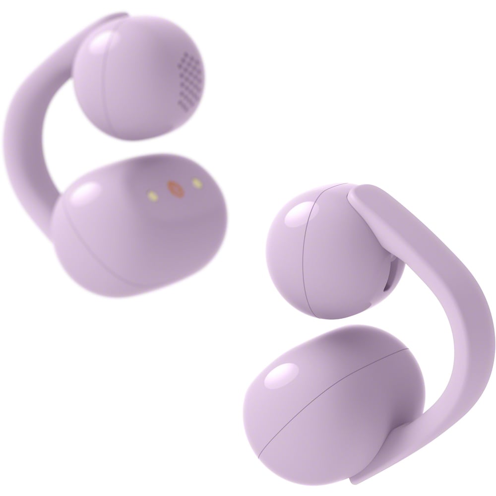 Casti SONY LinkBuds Clip WF-LC900V, True Wireless, Bluetooth, Open-ear, Microfon, violet