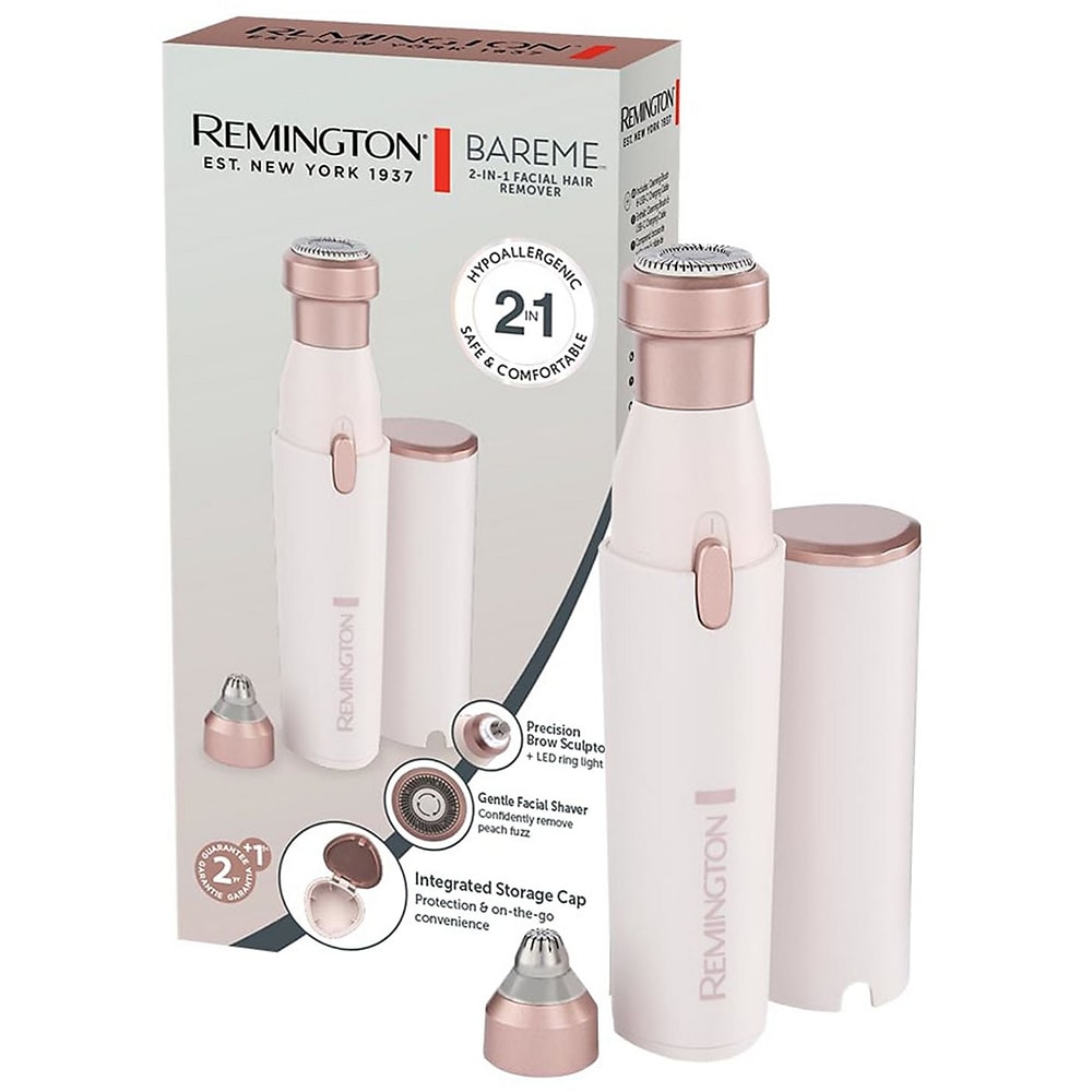 Trimmer facial REMINGTON BareMe WFS200, 1 treapta, roz