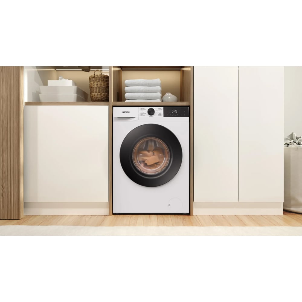 Masina de spalat rufe frontala GORENJE WG2P84A32, SteamTech, 8 kg, 1400rpm, Clasa A, alb