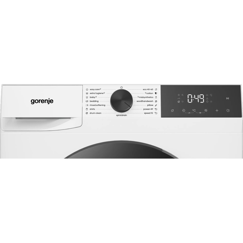 Masina de spalat rufe frontala slim GORENJE WG2PS74A2W, SteamTech, 7 kg, 1400rpm, Clasa A, alb