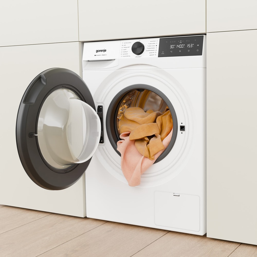 Masina de spalat rufe frontala GORENJE WG484A31, 8 kg, 1400rpm, Clasa A, Wi-Fi, alb
