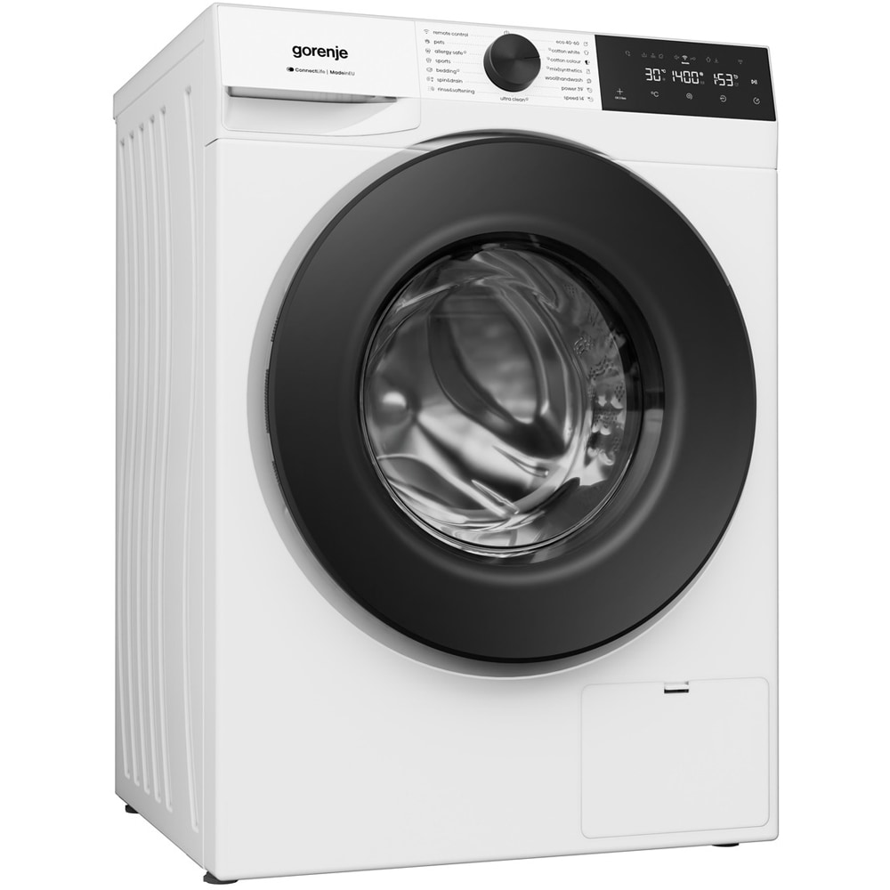 Masina de spalat rufe frontala GORENJE WG484A31, 8 kg, 1400rpm, Clasa A, Wi-Fi, alb