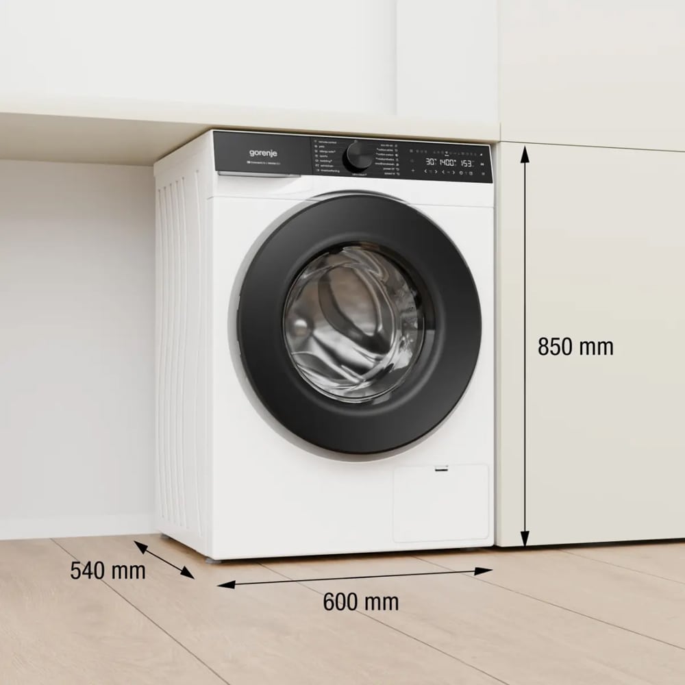 Masina de spalat rufe frontala GORENJE WG684A31, 8 kg, 1400rpm, Clasa A, Wi-Fi, alb