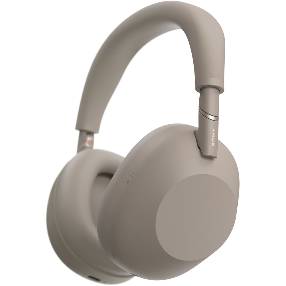 Casti SONY WH-1000XM6, Bluetooth, Over-Ear, Microfon, Noise Cancelling, Sandstone