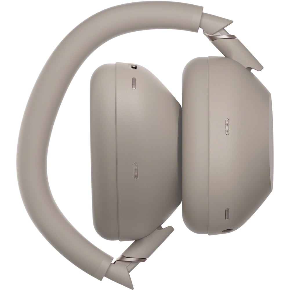 Casti SONY WH-1000XM6, Bluetooth, Over-Ear, Microfon, Noise Cancelling, Sandstone