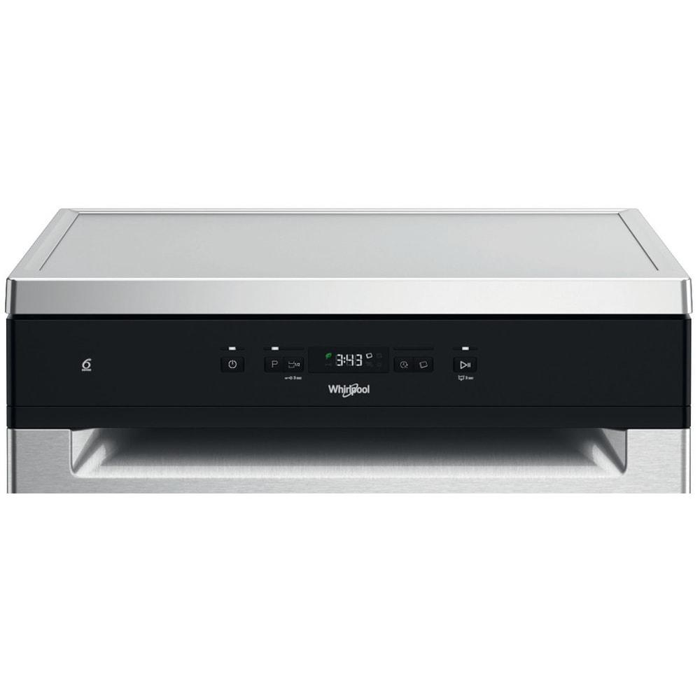 Masina de spalat vase independenta WHIRLPOOL WH2FFC14BN6X, 14 seturi, 9 programe, 60 cm, Clasa C, inox