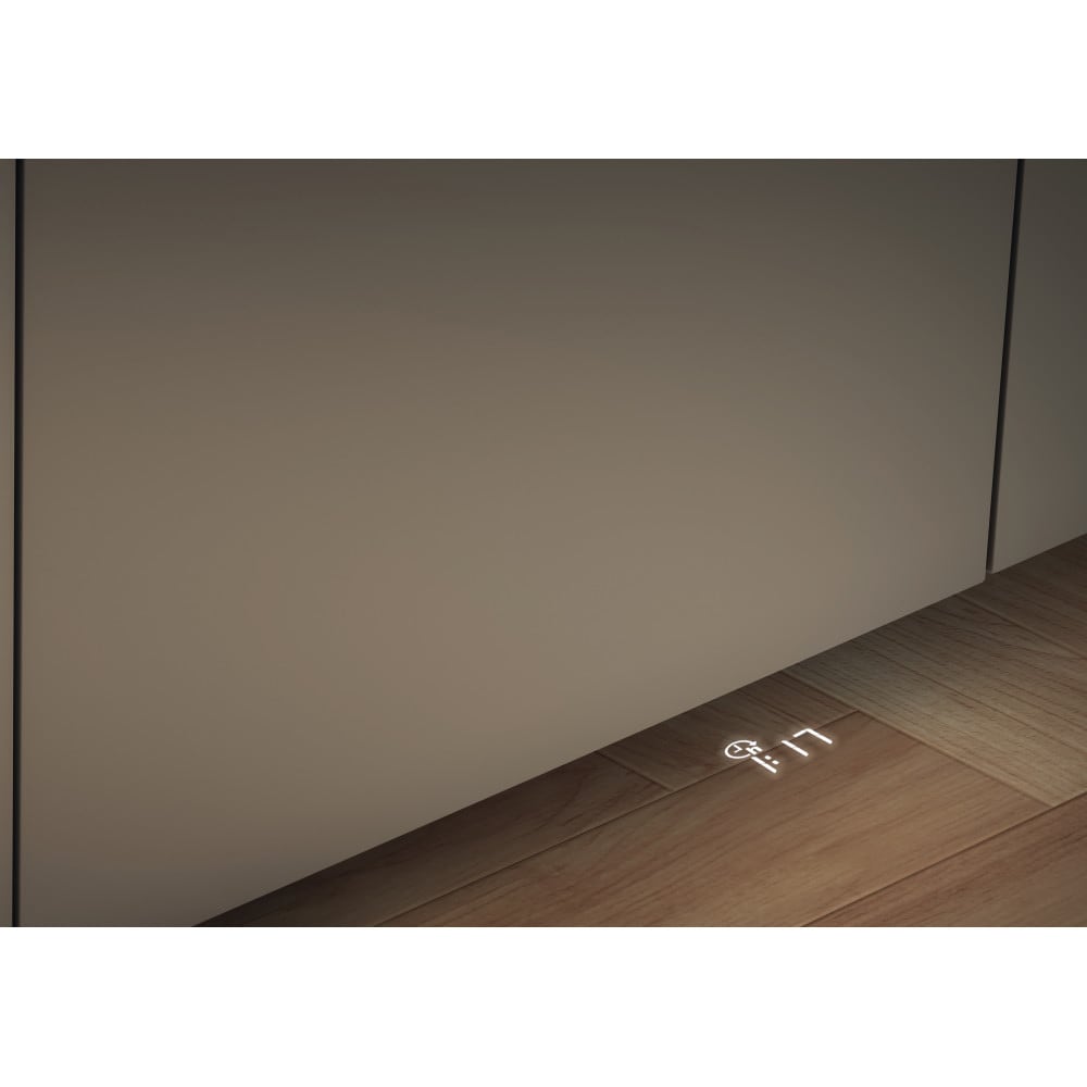 Masina de spalat vase incorporabila WHIRLPOOL WH8IA15AM3TUS0, 6th Sense, 15 seturi, 8 programe, 60 cm, Clasa A, panou comanda negru