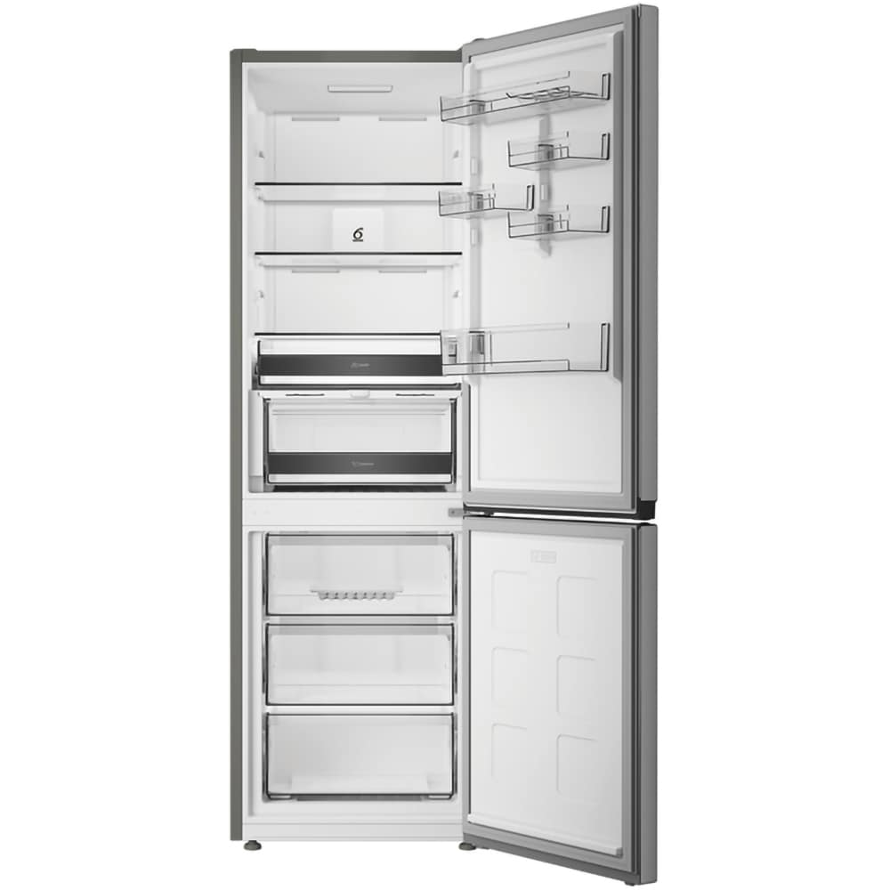 Combina frigorifica WHIRLPOOL WHK 22372 X5EA1, No Frost, 6th Sense, 370 l, H 186.5 cm, Clasa D, inox
