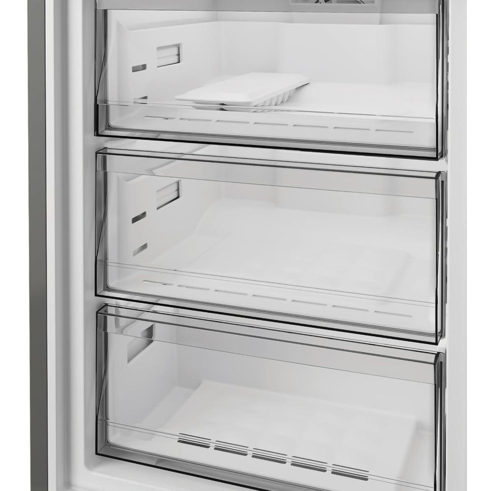Combina frigorifica WHIRLPOOL WHK 22372 X5EA1, No Frost, 6th Sense, 370 l, H 186.5 cm, Clasa D, inox