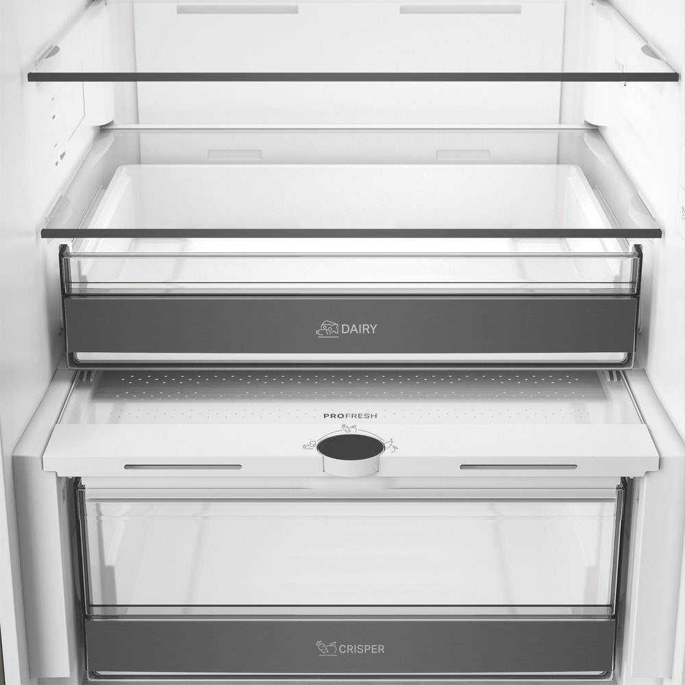 Combina frigorifica WHIRLPOOL WHK 22412 X5EA, No Frost, 6th Sense, 415 l, H 203.5 cm, Clasa D, argintiu