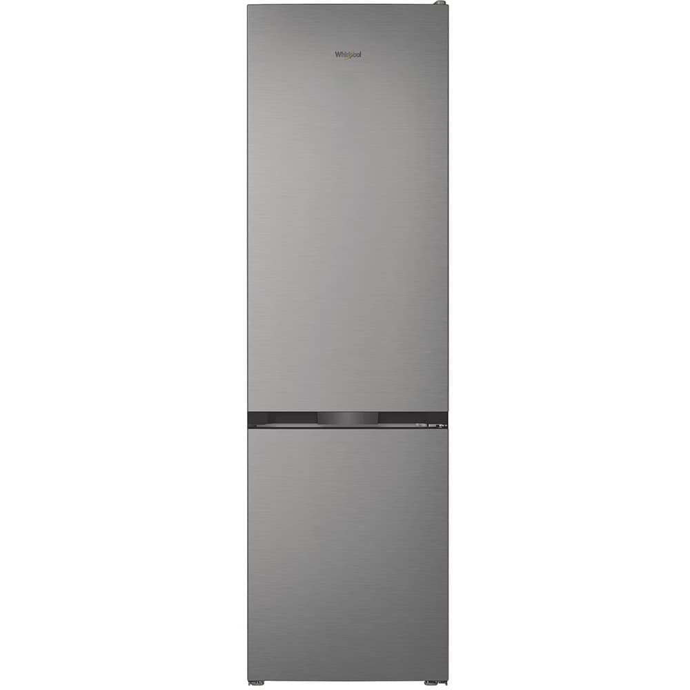 Combina frigorifica WHIRLPOOL WHK 22413 X6EA1, No Frost, 6th Sense, 415 l, H 203.5 cm, Clasa C, argintiu