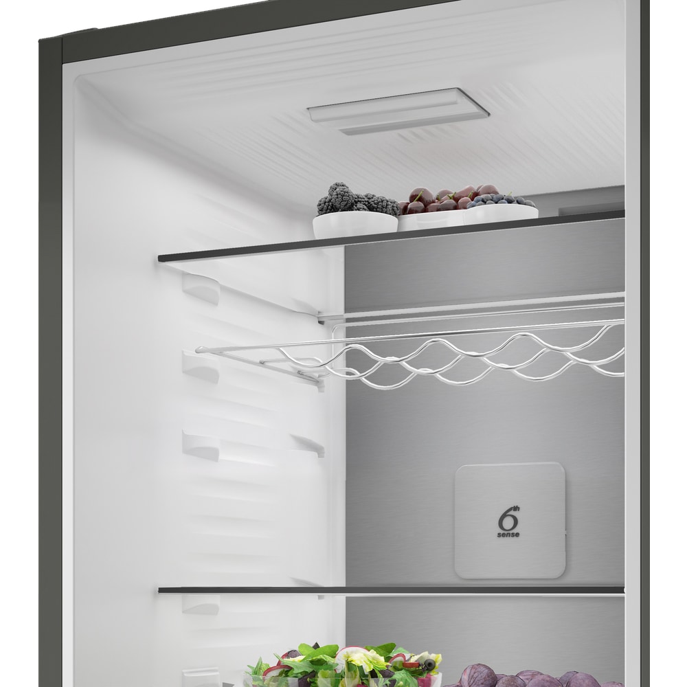 Combina frigorifica WHIRLPOOL WHK 22414 XBR8EA, No Frost, 6th Sense, 415 l, H 203.5 cm, Clasa A, dark inox
