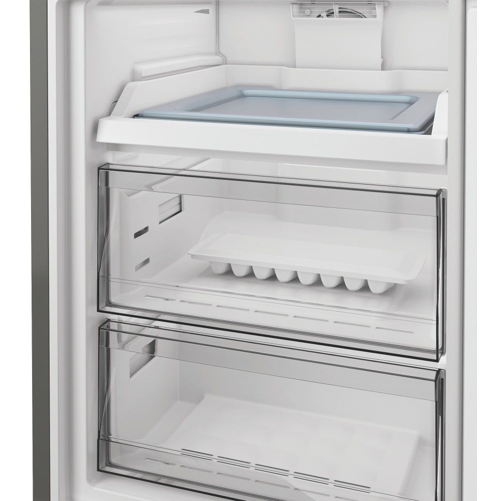 Combina frigorifica WHIRLPOOL WHK 22414 XBR8EA, No Frost, 6th Sense, 415 l, H 203.5 cm, Clasa A, dark inox